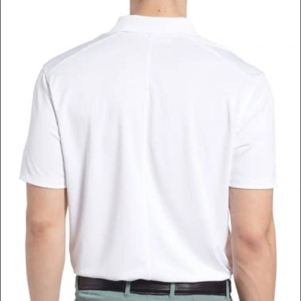 Nike Men's White Dri-Fit Victory Golf Polo, Size Large